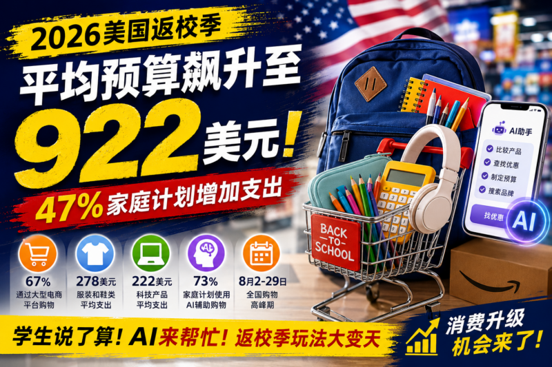 美国返校季8月进入高峰，南部、西部和东北部节奏不同-墨攻推广MOGOEC