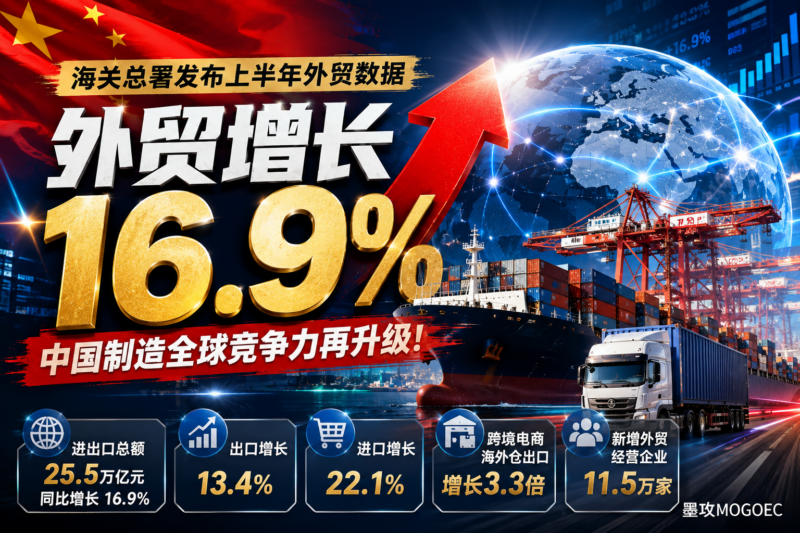进口增速超过出口，2026外贸半年报释放什么信号-墨攻推广MOGOEC