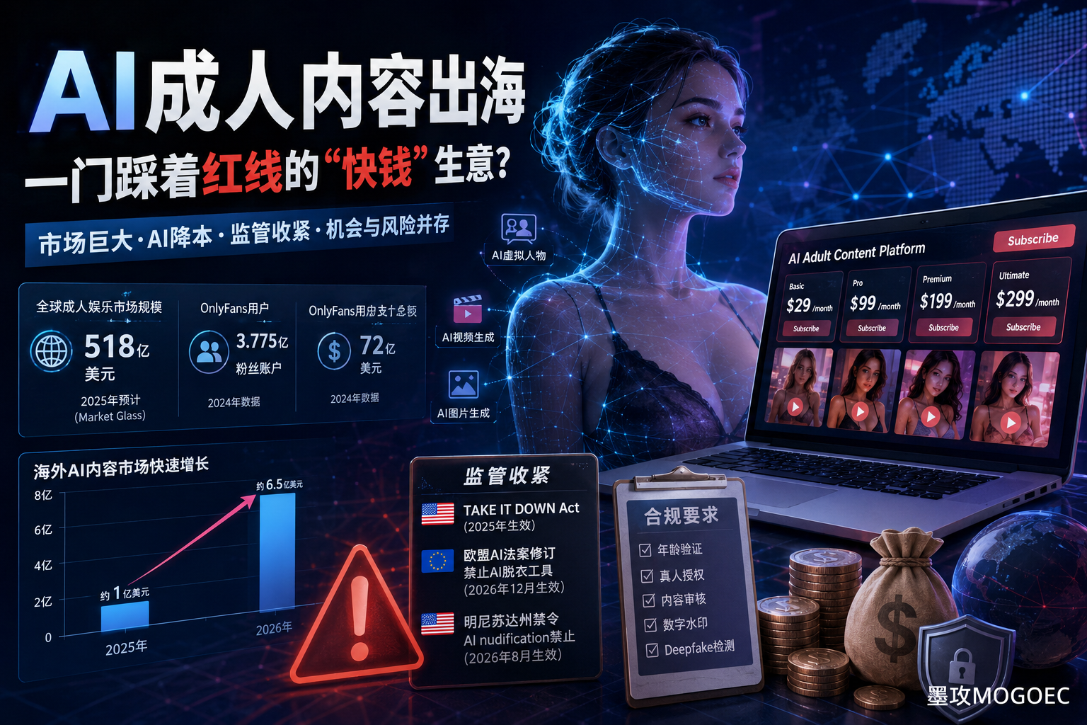 有人靠AI虚拟人月入3万英镑,这门出海生意却越来越危险