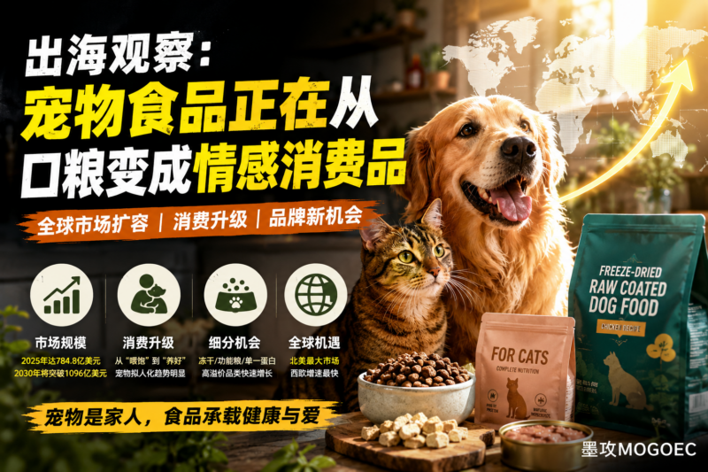 宠物食品正在变成“情感消费品”-墨攻推广MOGOEC