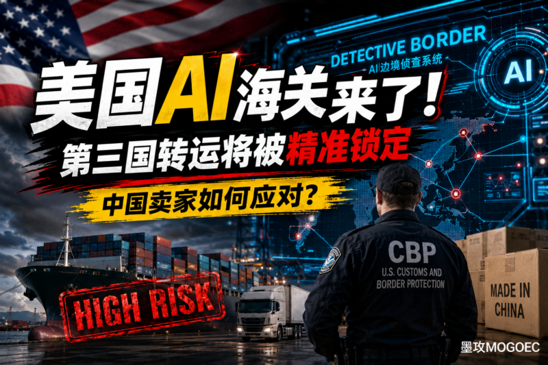 750亿美元货物被盯上？美国AI海关开始追查全球供应链-墨攻推广MOGOEC