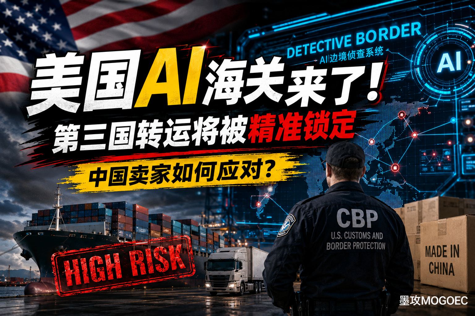750亿美元货物被盯上?美国AI海关开始追查全球供应链-墨攻推广MOGOEC