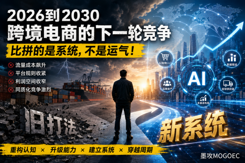 Amazon还在增长,为什么越来越多卖家却感觉赚钱更难了?-墨攻推广MOGOEC