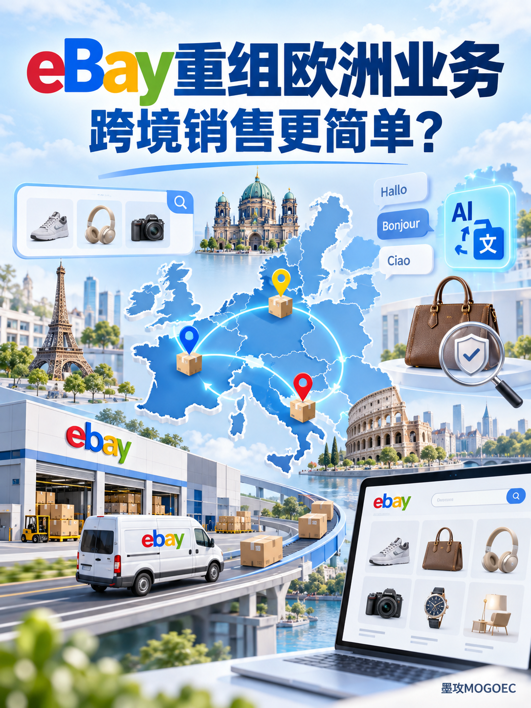 eBay要让跨境销售更省事,哪些环节真能省下来?
