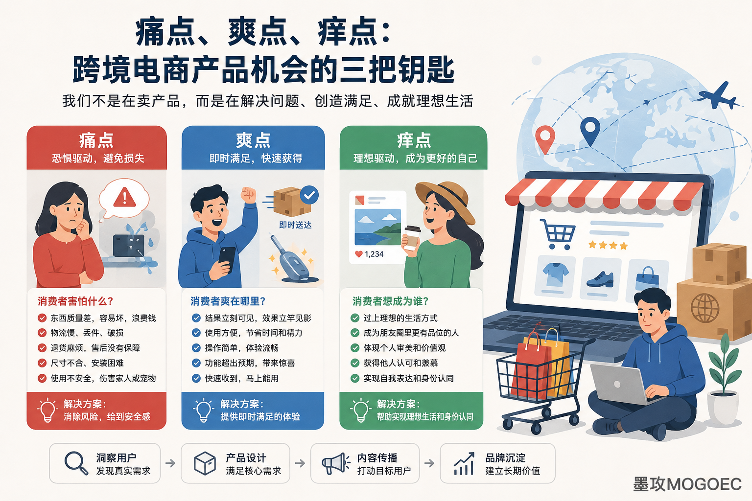 为什么你的产品功能很多,却还是卖不动?可能从一开始就找错了“痛点”