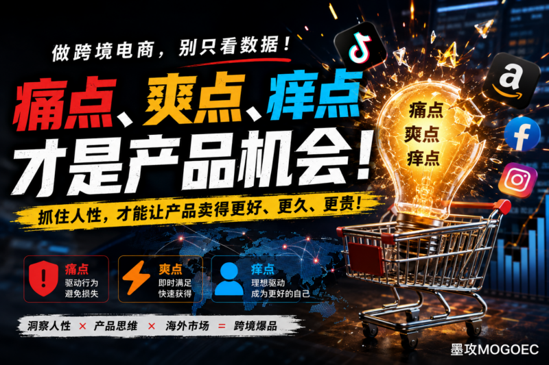 为什么你的产品功能很多,却还是卖不动?可能从一开始就找错了“痛点”-墨攻推广MOGOEC