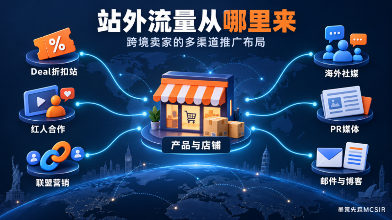 2026跨境站外推广50课 把渠道选择到投放执行系统学一遍-墨攻推广MOGOEC