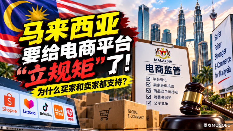 马来西亚电商要进入“平台共责”时代:为什么买家和卖家都支持这轮监管升级?-墨攻推广MOGOEC
